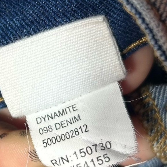 Ksubi Jeans Mens 36x32 Blue Chitch Pure Dynamite Slim Button Fly Whiskered Punk - Picture 7 of 8